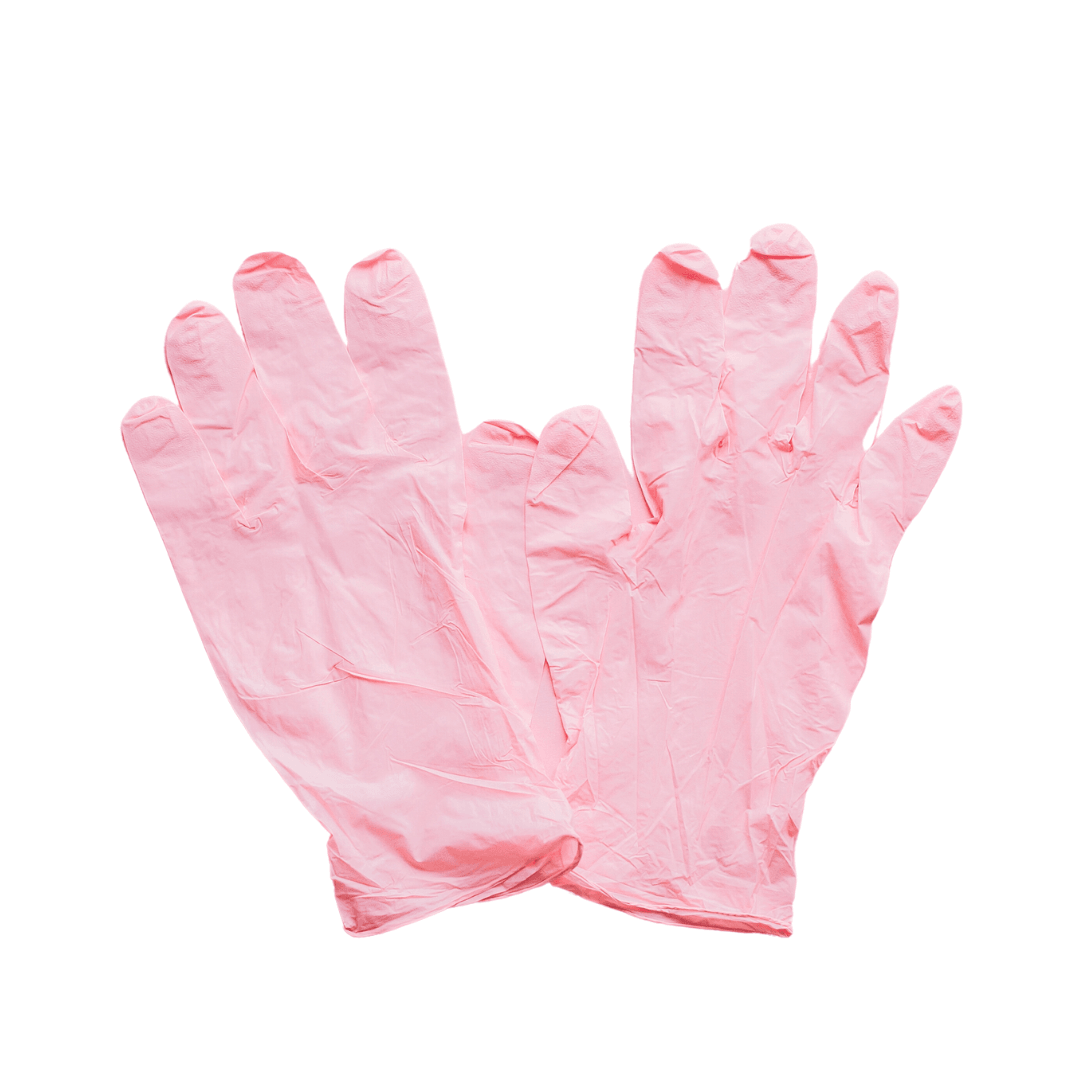 Small Pink Reflective Microfiber Industry Safety Gloves SGK 801