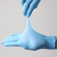 Load image into Gallery viewer, Blue Nitrile Disposable Gloves (3.5 mil) 1,000 Gloves - 100% Recyclable
