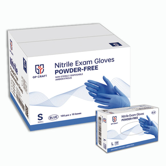 Nitrile Exam Gloves 3.5 Mil - Blue (1,000 Gloves/Case) | GP32