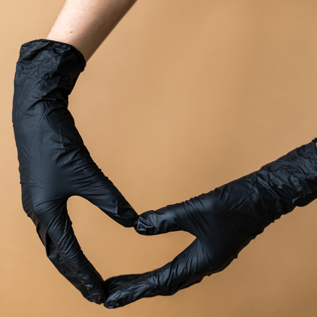 Polyco Gl897 Black Nitrile Gloves Glove Polyco Bodyguards GL897