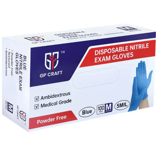 Nitrile Exam Gloves 5 Mil - Blue (1,000 Gloves/Case) | GP52 - Eco Gloves