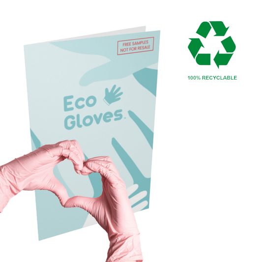 SAMPLES of Nitrile Exam Gloves 4 mil - Pink | SoftTouch™ BLUSH - Eco Gloves