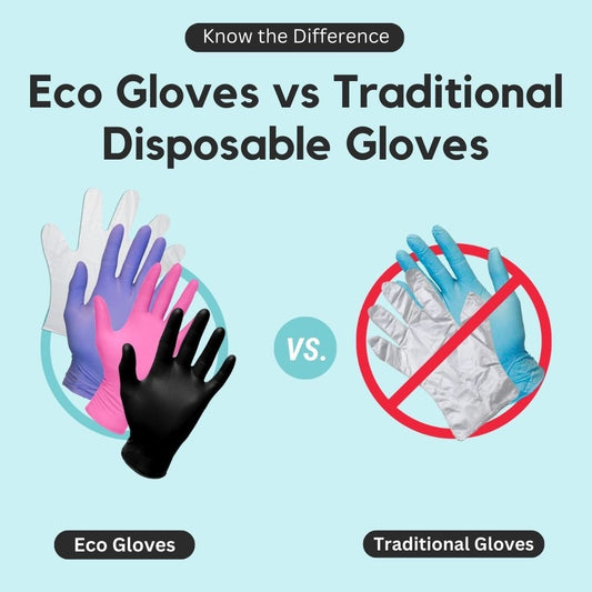 Eco Gloves vs Traditional Disposable Gloves: A Greener Choice for Hand Protection - Eco Gloves