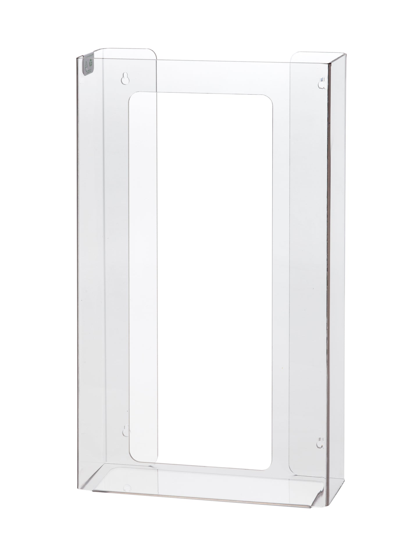 4-Box Top Loading Acrylic Glove Dispenser – Heavy-Duty Wall-Mounted Glove Box Holder, 20"H x 11"W x 4"D