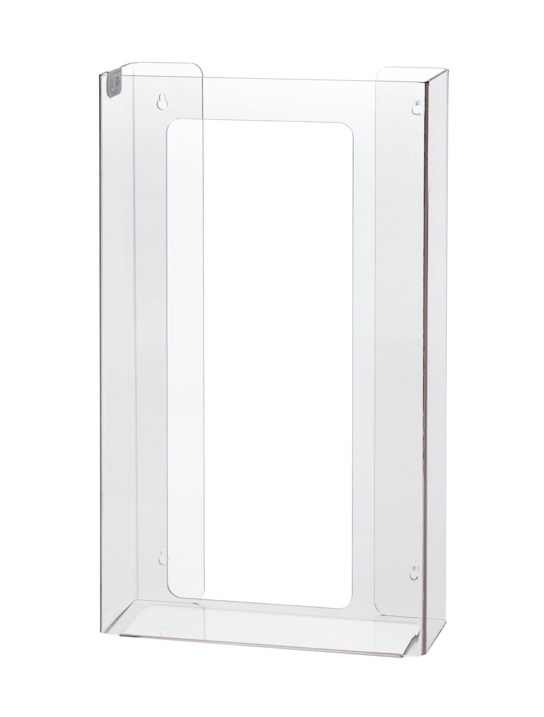 4-Box Top Loading Acrylic Glove Dispenser – Heavy-Duty Wall-Mounted Glove Box Holder, 20