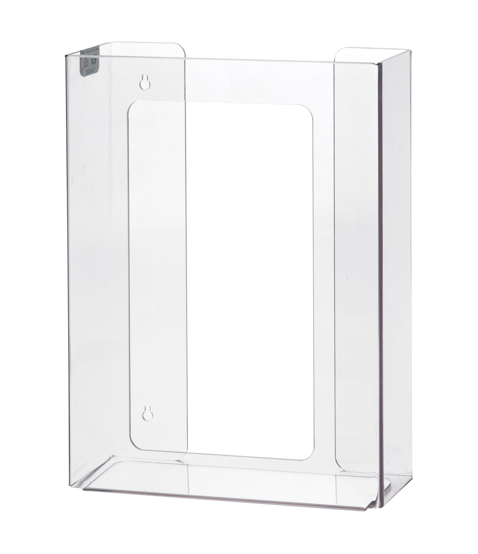 3 - Box Top Loading Acrylic Glove Dispenser – Heavy - Duty Wall - Mounted Glove Box Holder, 15 "H x 11"W x 4"D - Eco Gloves