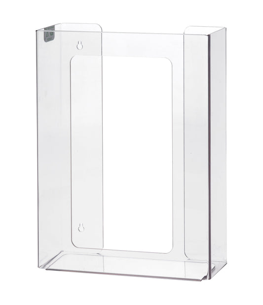 3 - Box Top Loading Acrylic Glove Dispenser – Heavy - Duty Wall - Mounted Glove Box Holder, 15 "H x 11"W x 4"D - Eco Gloves