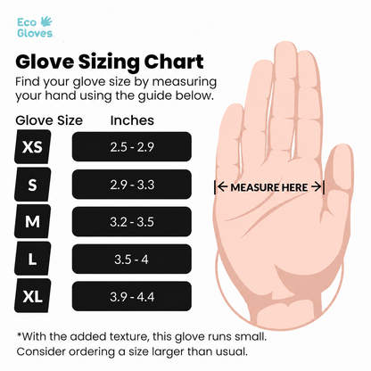 Biodegradable Nitrile Gloves 4 Mil - Black (1,000 Gloves/Case)  Eco Gloves