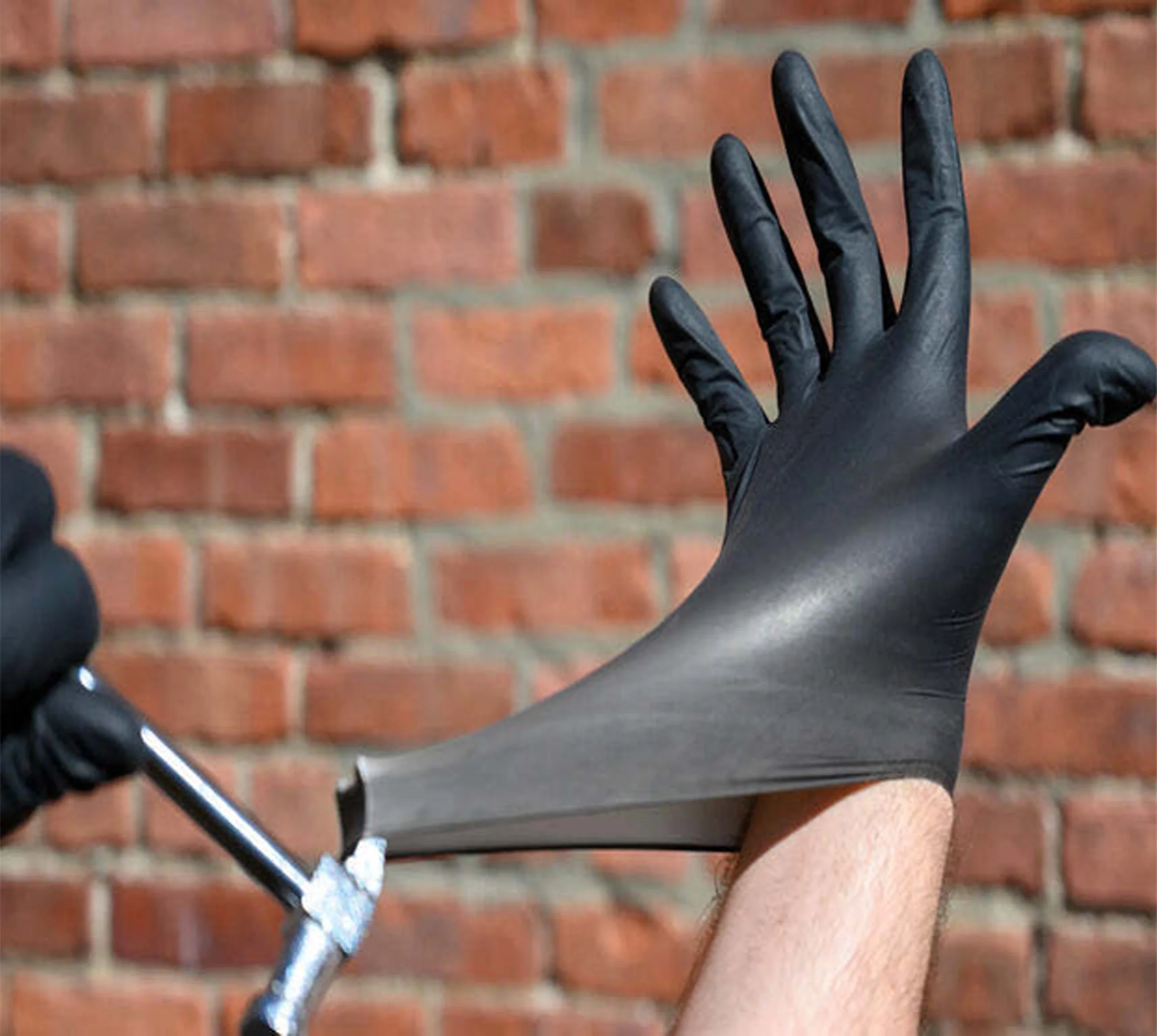 Chemo Grade Fentanyl Resistant Black Nitrile Gloves 6 Mil - BLACK (1,000 Gloves/Case) | GP51