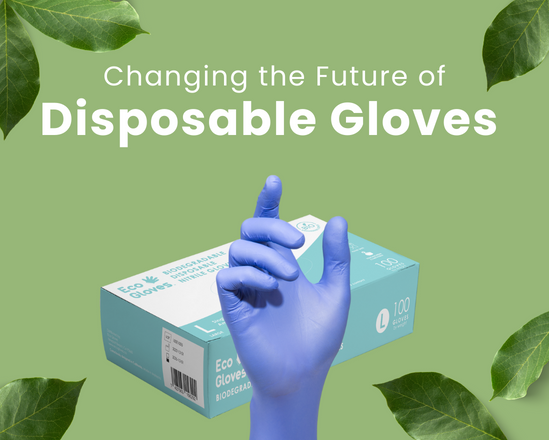 Environmentally friendly washing up top gloves