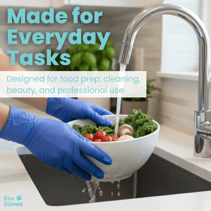 Biodegradable Nitrile Gloves 4 Mil - Blue Violet (1,000 Gloves/Case) | Eco Gloves - Eco Gloves