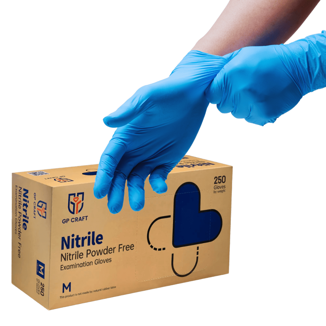 Nitrile Exam Gloves 3.5 Mil - Blue (2,500 Gloves/Case) | GP35 - Eco Gloves