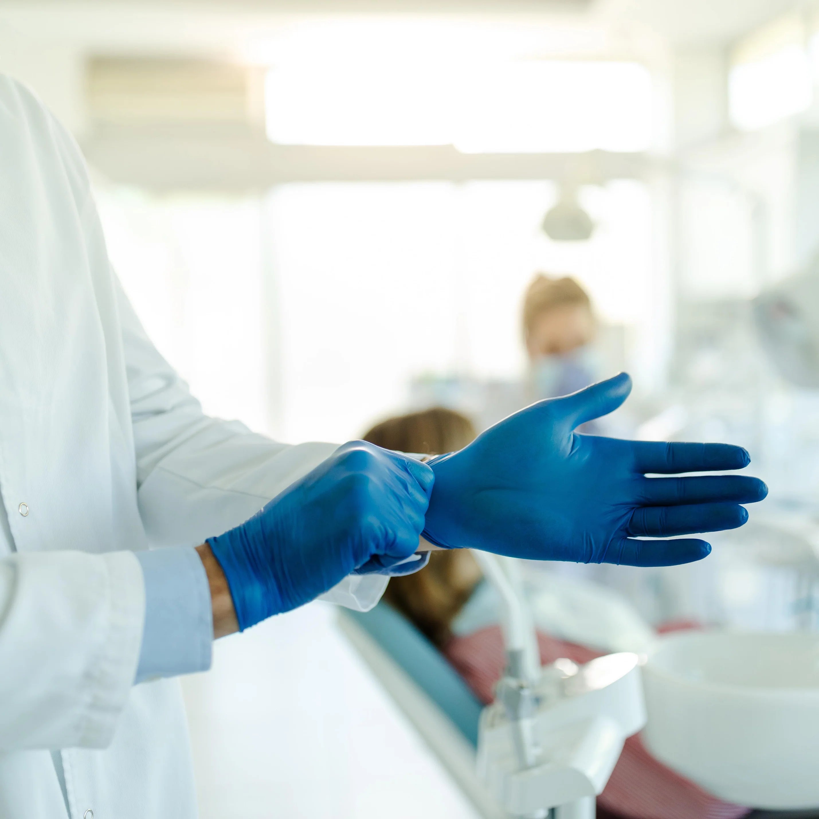 Nitrile Exam Gloves 3.5 Mil - Blue (1,000 Gloves/Case) | GP32