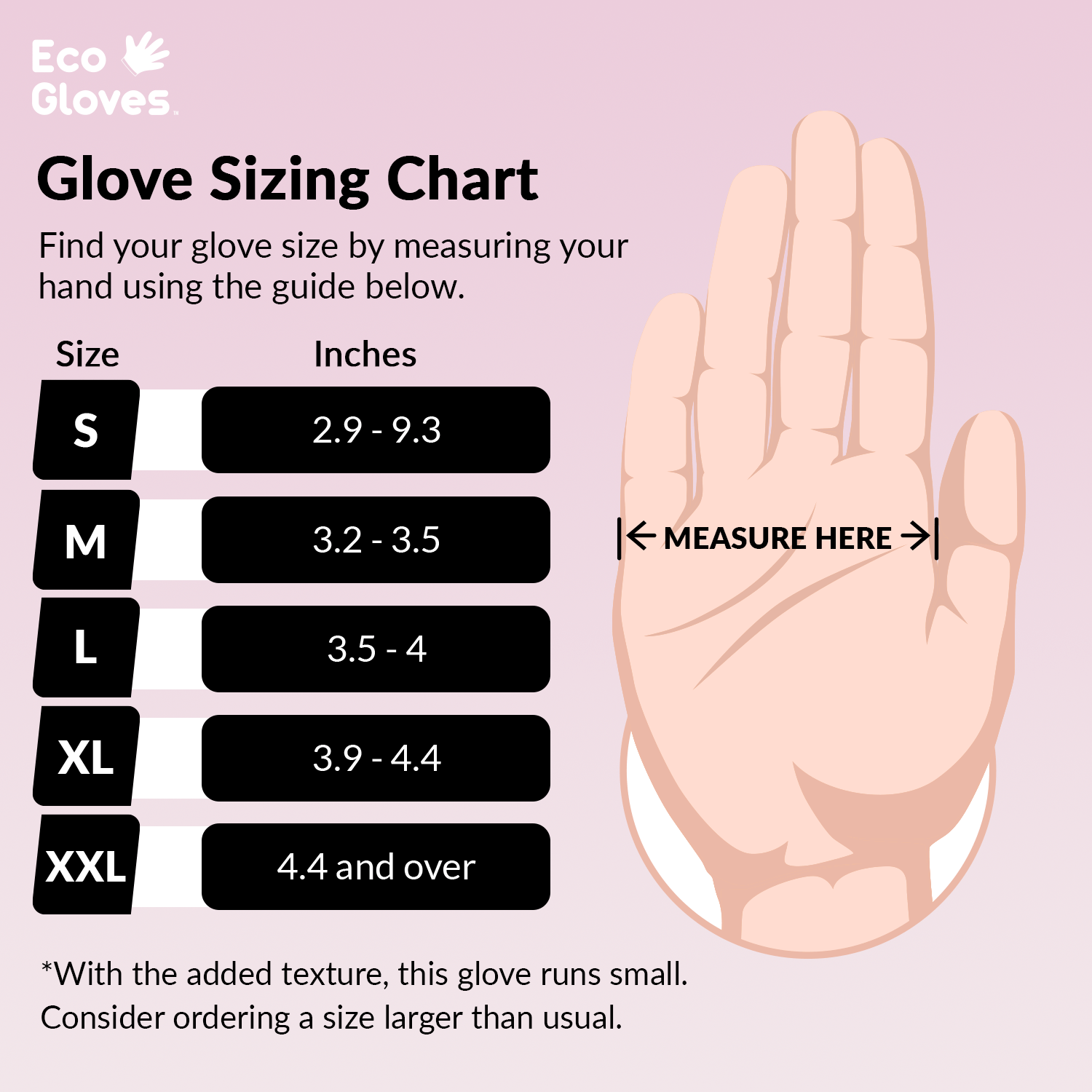 Nitrile Exam Gloves 3.5 Mil - Pink (100 Gloves/Box) - Eco Gloves
