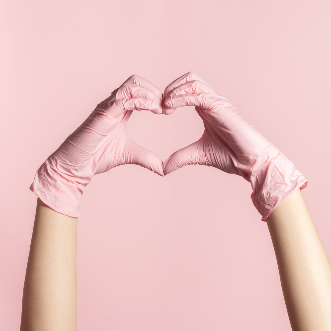 Nitrile Exam Gloves 4 Mil - Pink (100 Gloves/Box) | Eco Gloves SoftTouch™ BLUSH - Eco Gloves
