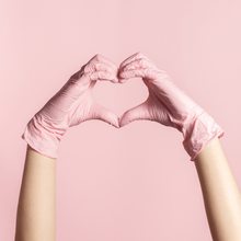 Load image into Gallery viewer, Nitrile Exam Gloves 4 Mil - Pink (100 Gloves/Box) | Eco Gloves SoftTouch™ BLUSH - Eco Gloves
