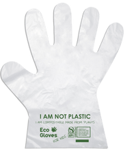 Load image into Gallery viewer, Compostable Disposable Gloves - Clear (100 gloves/box) | Eco Gloves - Eco Gloves
