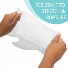 Load image into Gallery viewer, Individually Wrapped Compostable Disposable Gloves - Clear (24 Packets/Bag) | Eco Gloves - Eco Gloves
