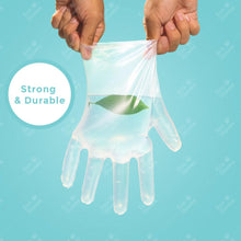 Load image into Gallery viewer, Individually Wrapped Compostable Disposable Gloves - Clear (24 Packets/Bag) | Eco Gloves - Eco Gloves
