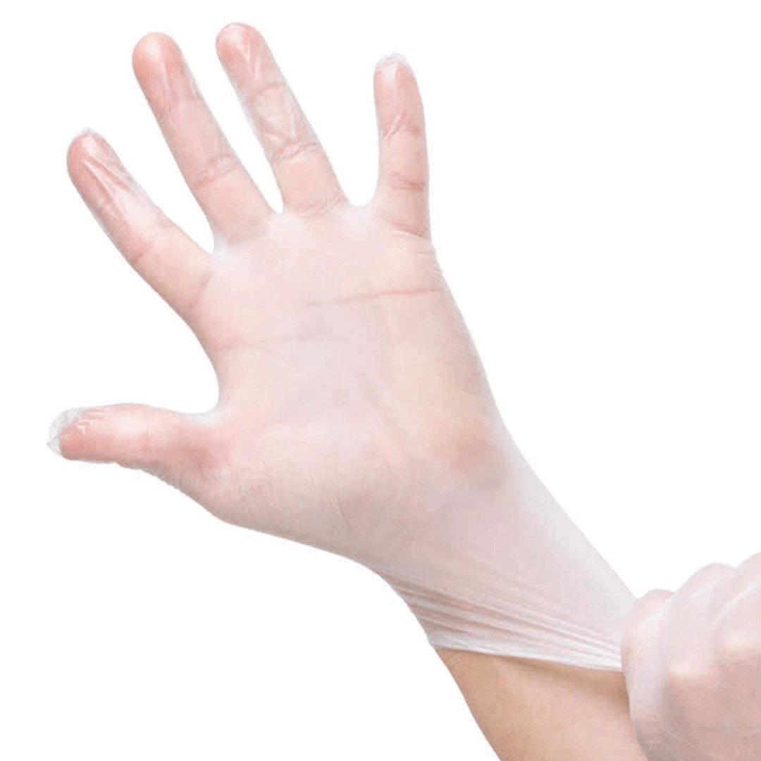 PREORDER - Eco - Friendly Vinyl Hybrid Gloves - CLEAR (1,000 Gloves/Case) - Eco Gloves