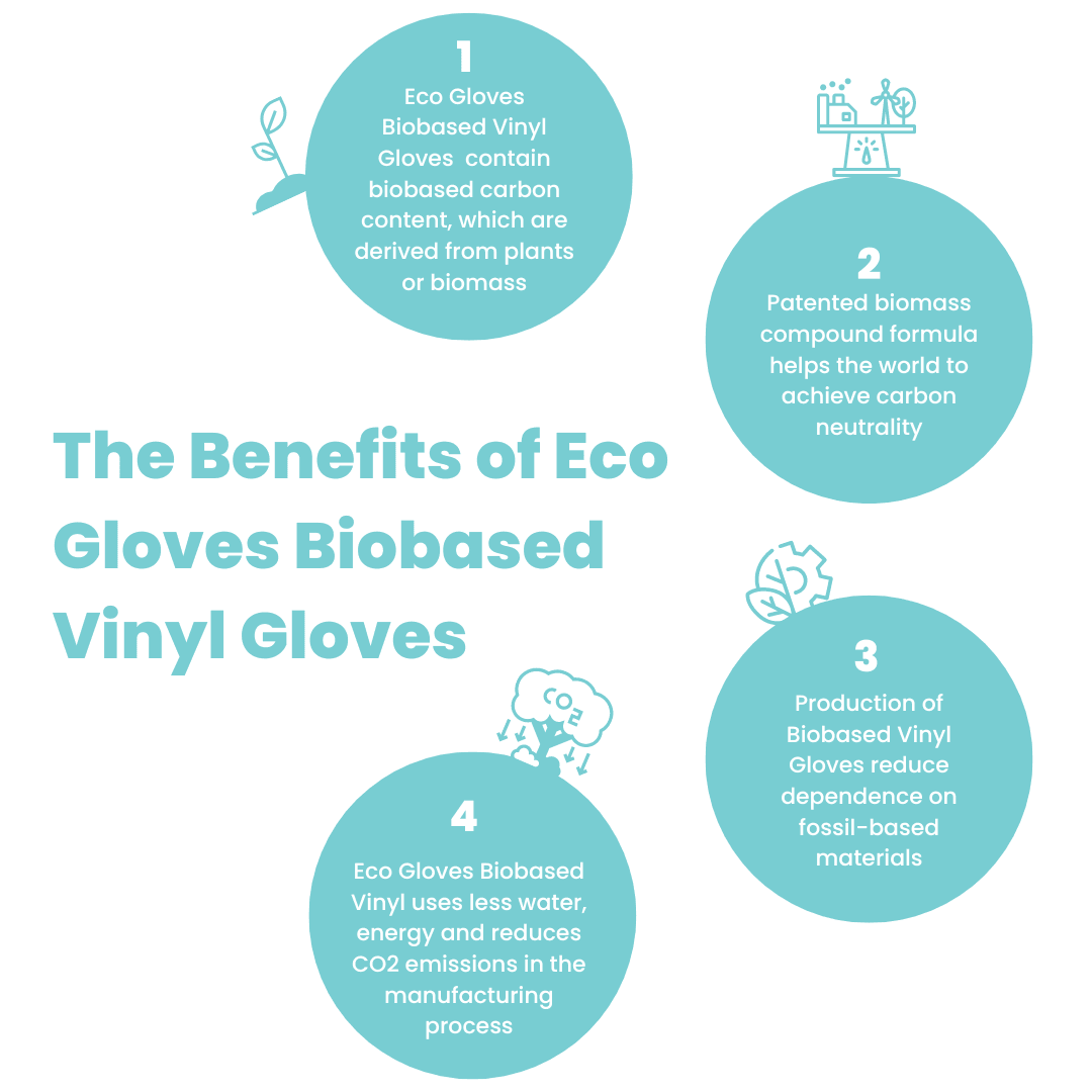 PREORDER - Eco - Friendly Vinyl Hybrid Gloves - CLEAR (1,000 Gloves/Case) - Eco Gloves